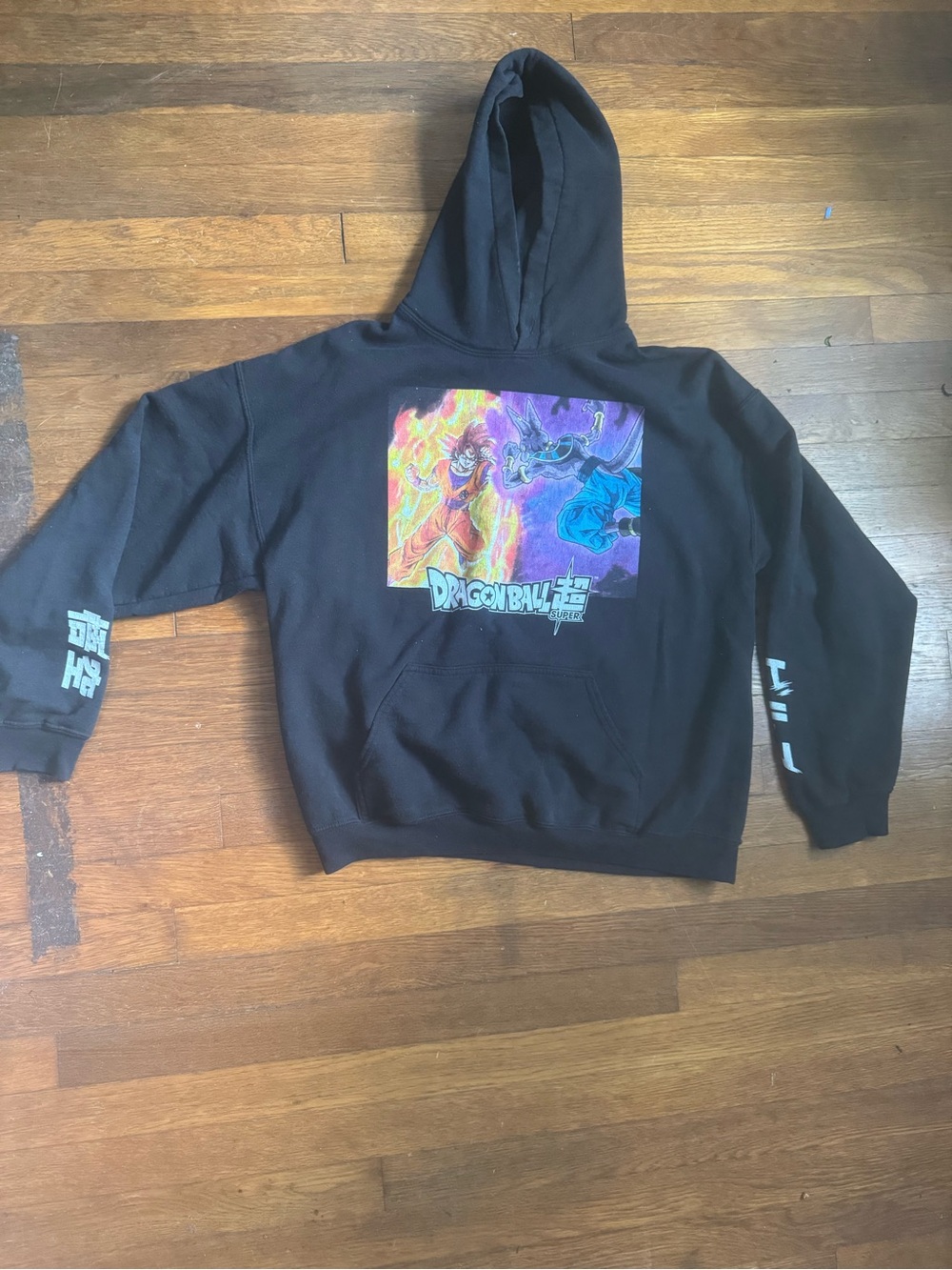 Source Unknown Black Dragon Ball Z Graphic Hoodie Sweatshirt - Men